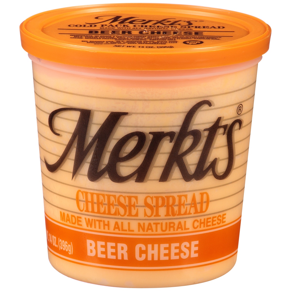 slide 1 of 1, Merkt's Cheese Spread, Beer Cheese, 14 oz