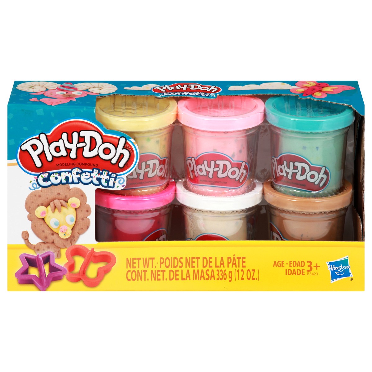 slide 1 of 8, Play-Doh Confetti Compound Collection, 1 ct