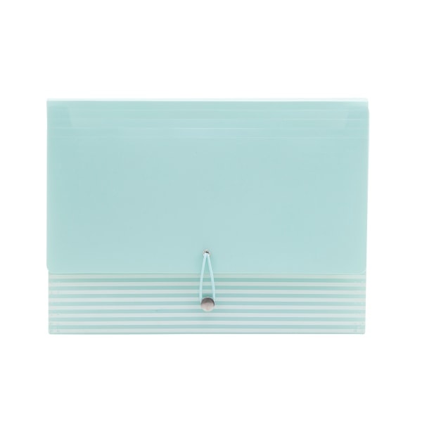 slide 1 of 4, See Jane Work Poly Expanding File Folder, 13-Pocket, Letter Size, 13'' Expansion, Blue, 13 in