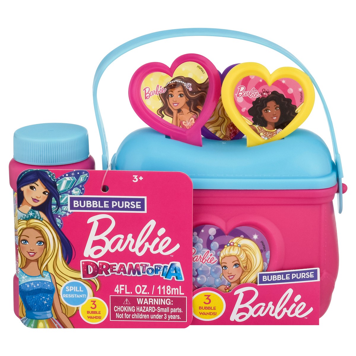 slide 1 of 10, Barbie Barbie Dreamtopia 3+ Bubble Purse 4 fl oz, 4 fl oz