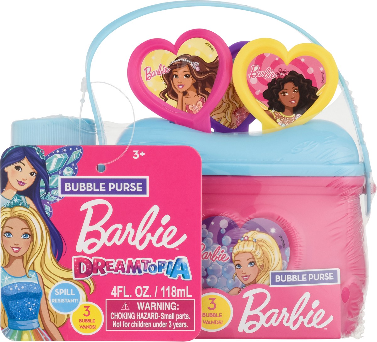 slide 7 of 10, Barbie Barbie Dreamtopia 3+ Bubble Purse 4 fl oz, 4 fl oz