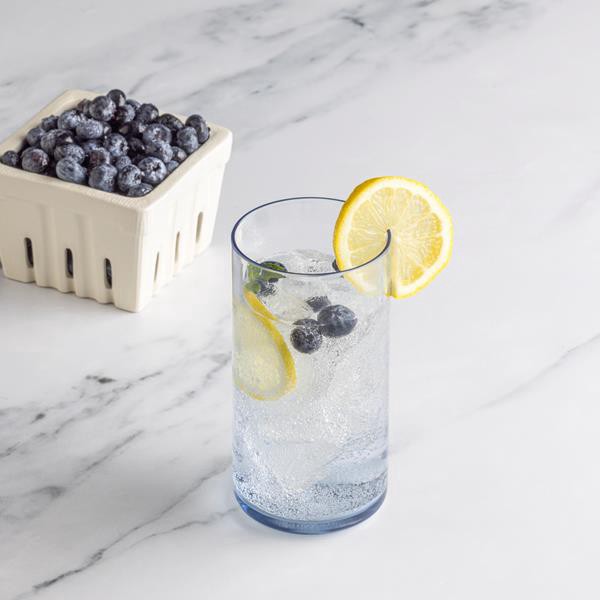 slide 1 of 1, Hy-Vee Seasons Plastic Acrylic In Blue, 19oz, 1 ct