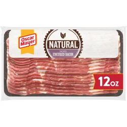 Oscar Mayer Natural Smoked Uncured Bacon Pack, 13-15 slices