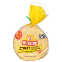 Mission Yellow Corn Tortillas, Street Taco Size, 24 ct