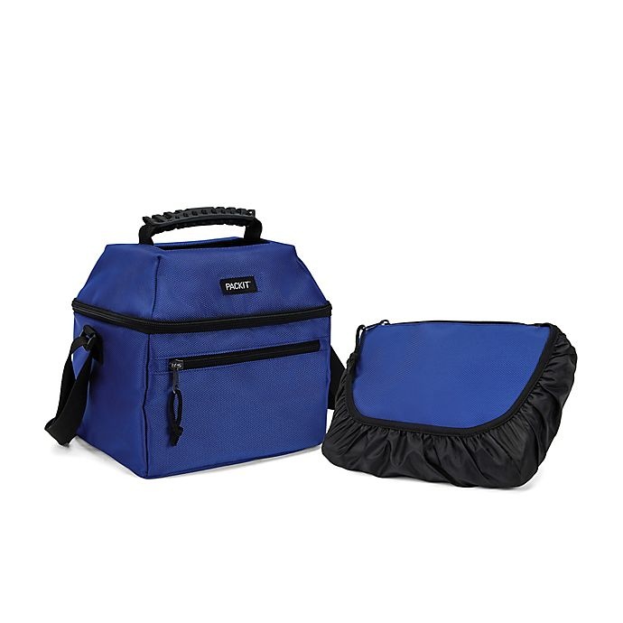 slide 1 of 6, PackIt Skylight Freezable Cooler - Blue, 18 ct