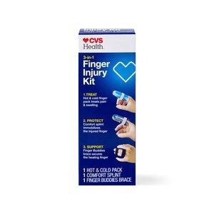 slide 1 of 1, CVS Health Finger Injury Kit, 1 ct