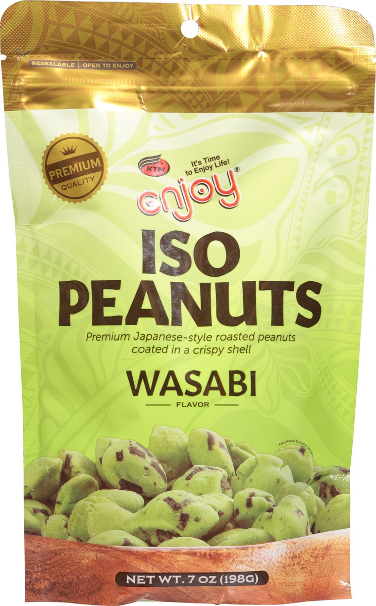 slide 5 of 14, Enjoy Wasabi Flavor Iso Peanuts 7 oz, 7 oz