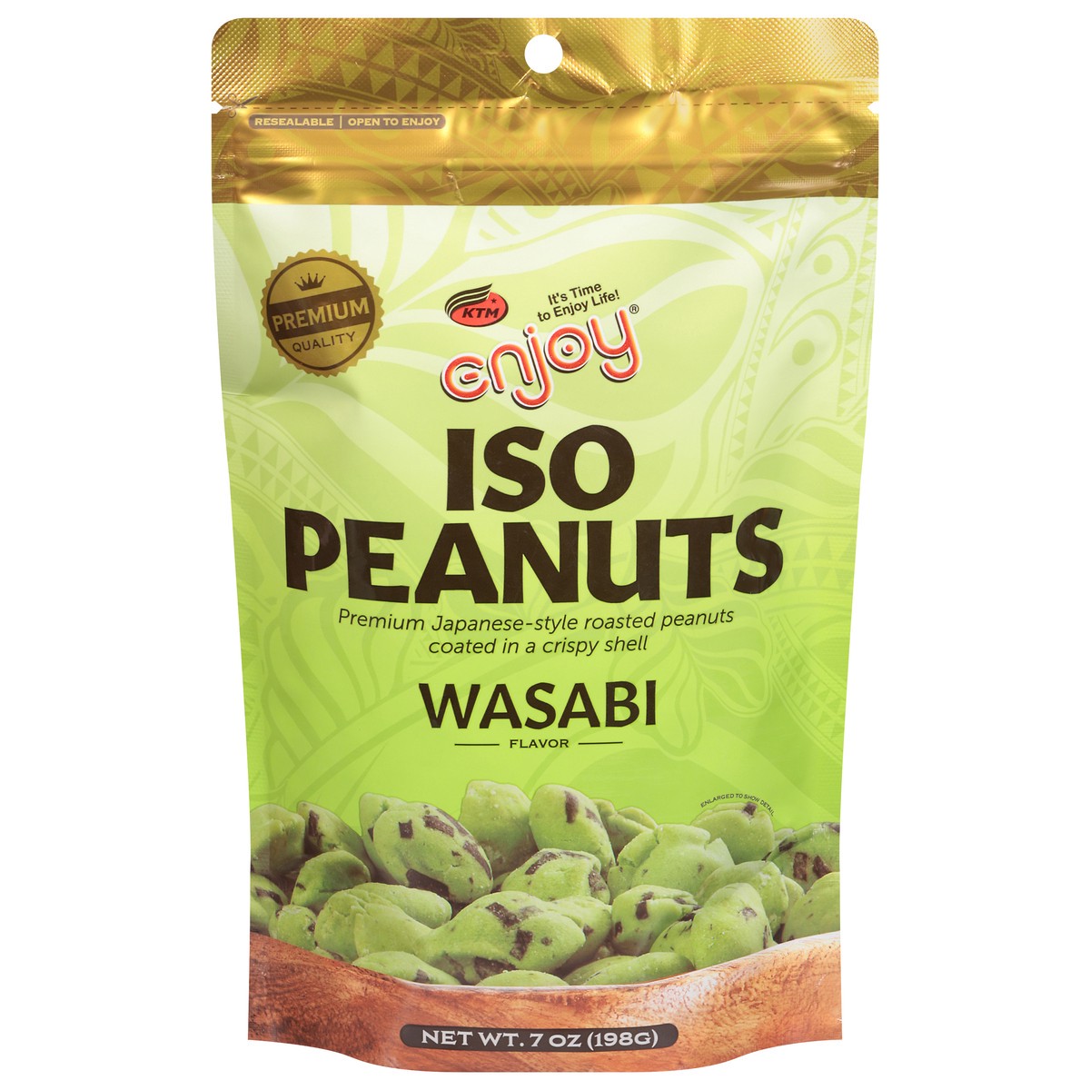 slide 10 of 14, Enjoy Wasabi Flavor Iso Peanuts 7 oz, 7 oz