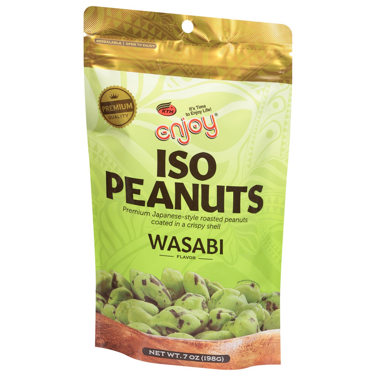 slide 4 of 14, Enjoy Wasabi Flavor Iso Peanuts 7 oz, 7 oz