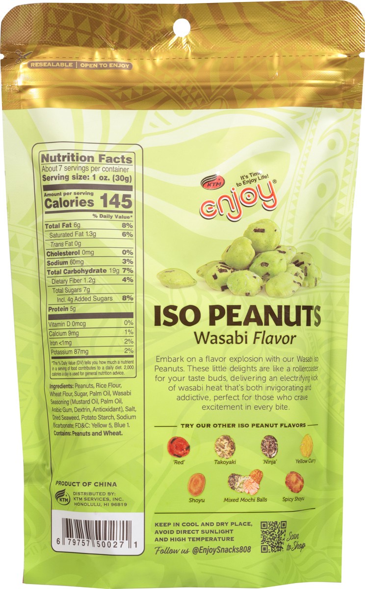 slide 13 of 14, Enjoy Wasabi Flavor Iso Peanuts 7 oz, 7 oz
