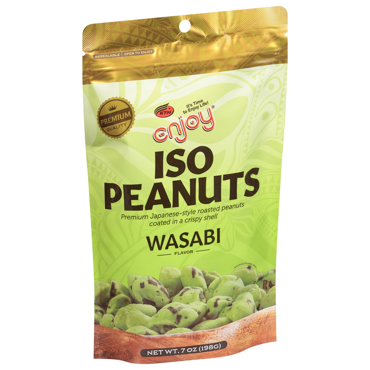 slide 12 of 14, Enjoy Wasabi Flavor Iso Peanuts 7 oz, 7 oz