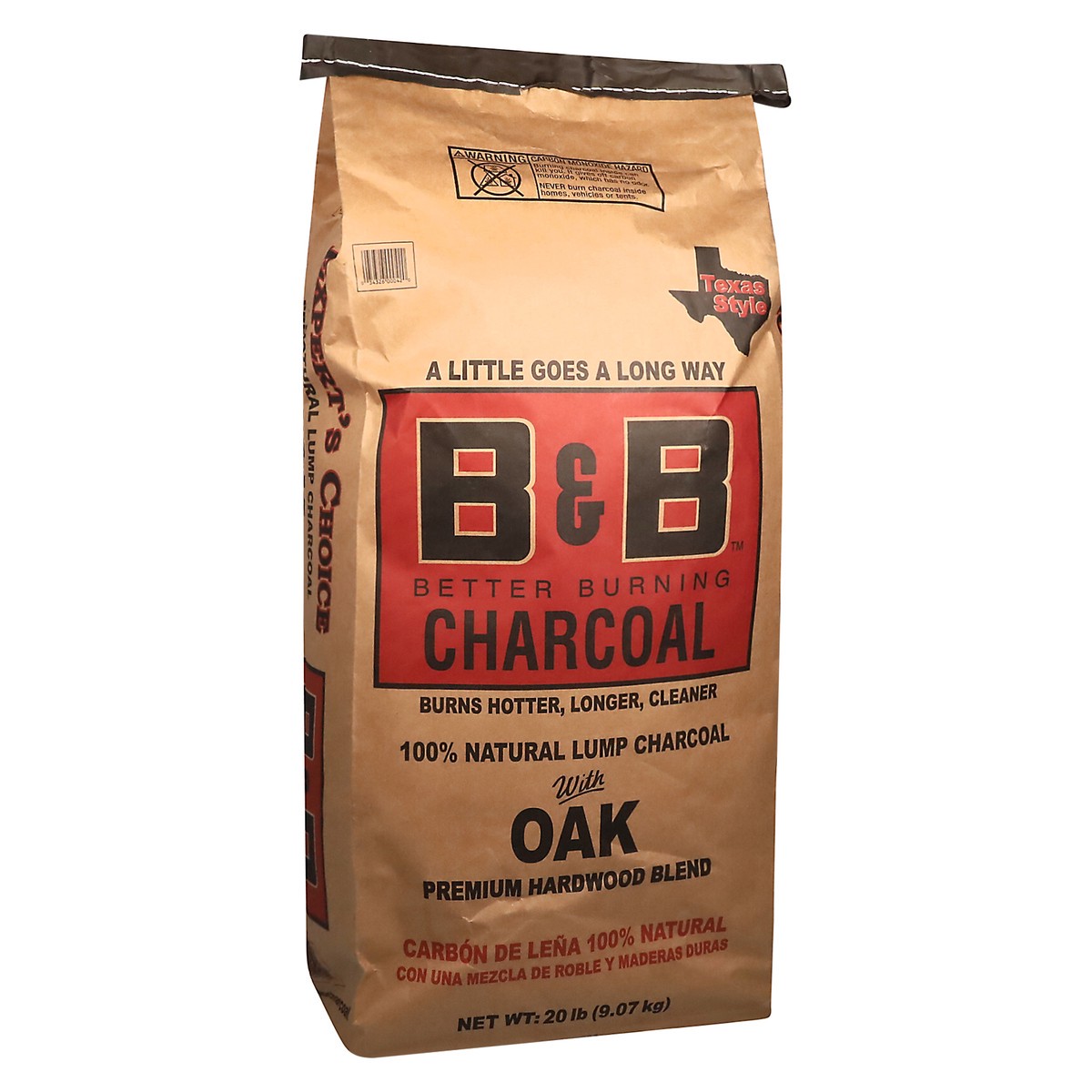 slide 4 of 9, B & B Charcoal with Oak  20 lb, 20 lb