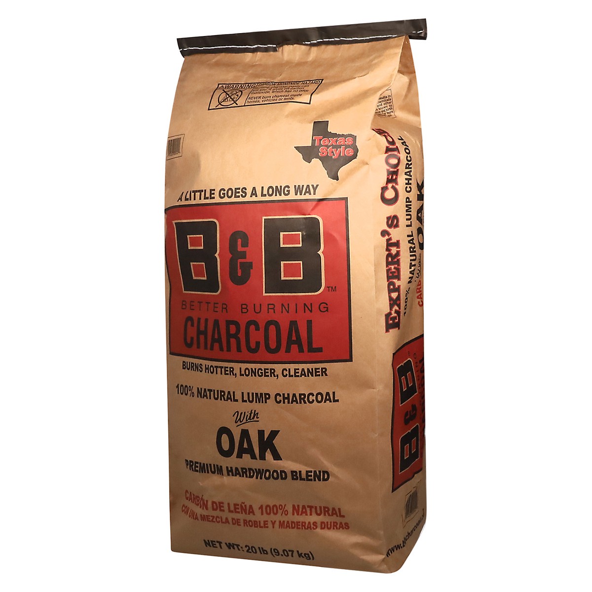 slide 5 of 9, B & B Charcoal with Oak  20 lb, 20 lb