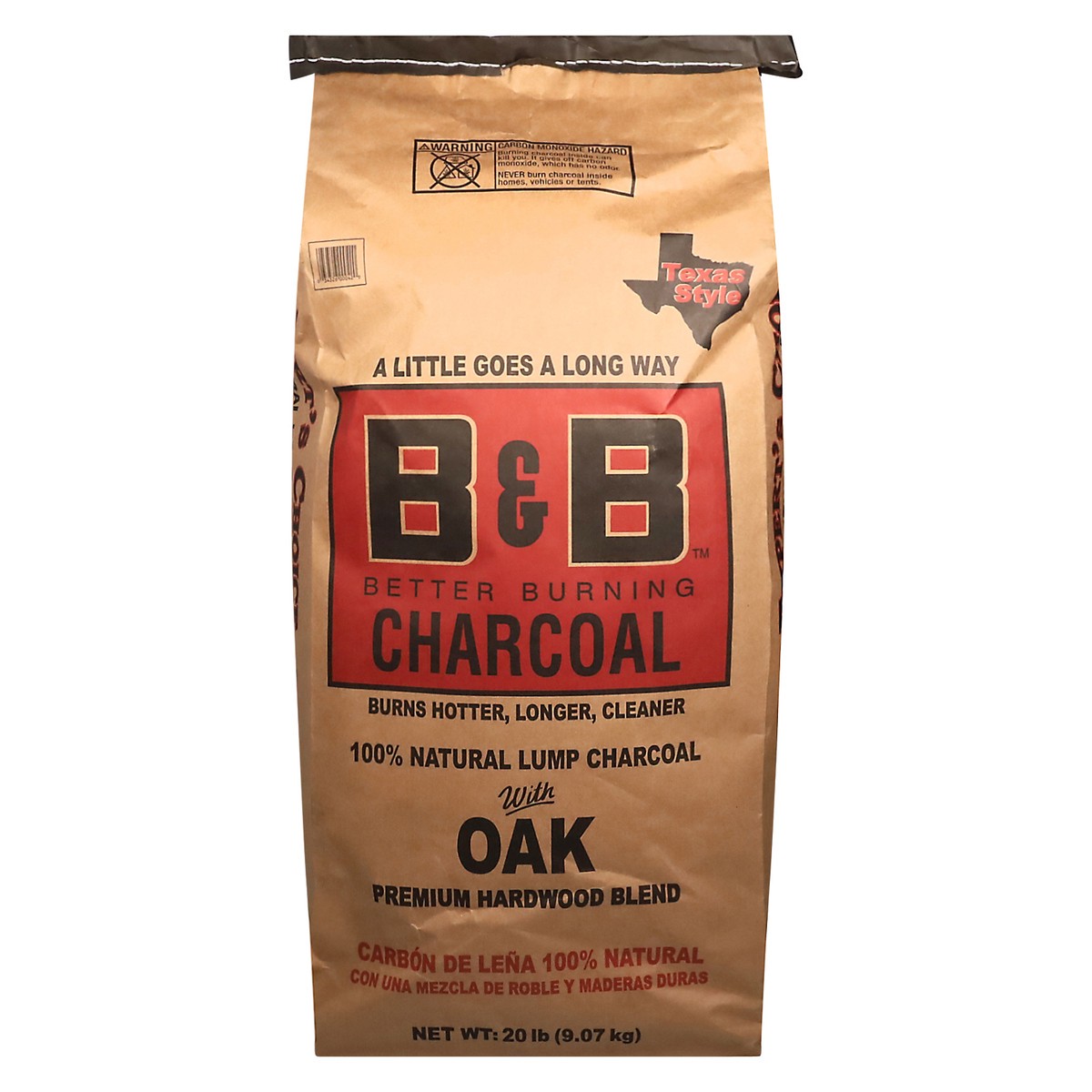 slide 1 of 9, B & B Charcoal with Oak 20 lb, 20 lb