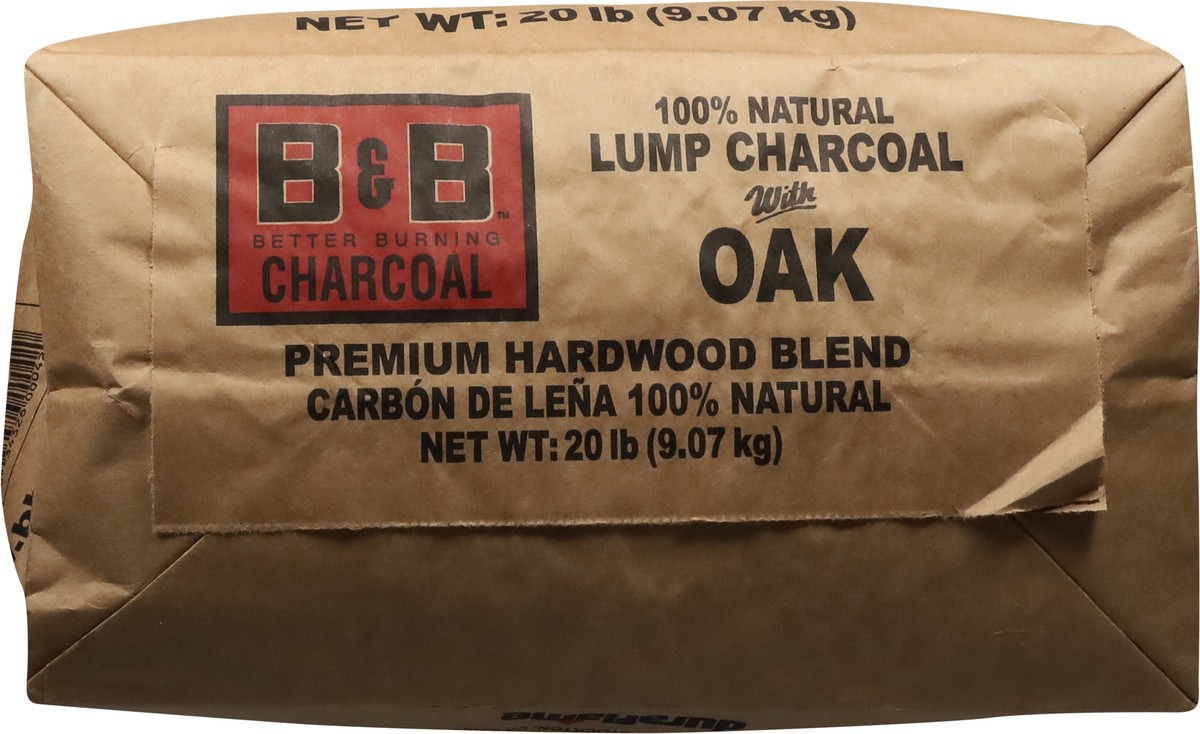 slide 3 of 9, B & B Charcoal with Oak  20 lb, 20 lb