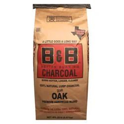 B & B Charcoal with Oak 20 lb