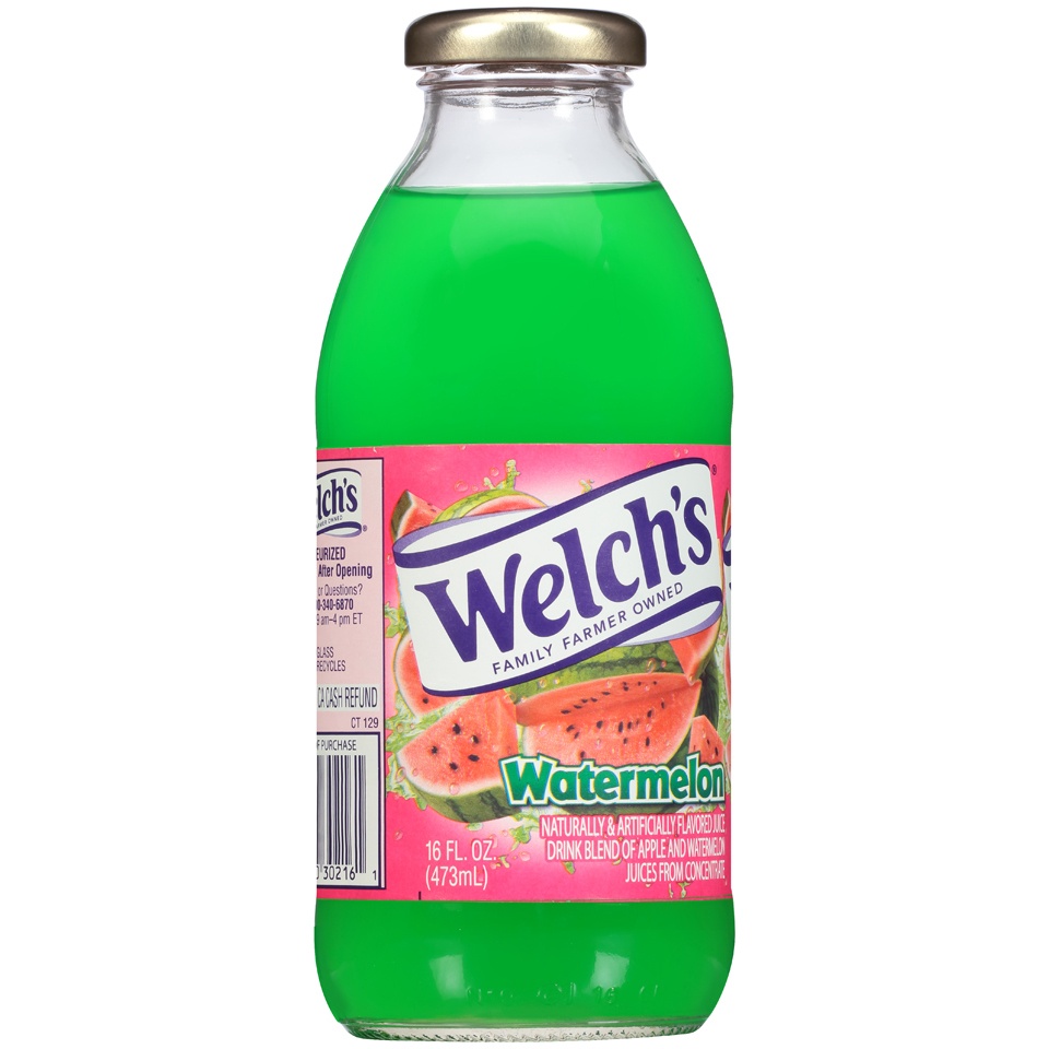 slide 1 of 1, Welch's Watermelon Juice Drink - 16 fl oz, 16 fl oz