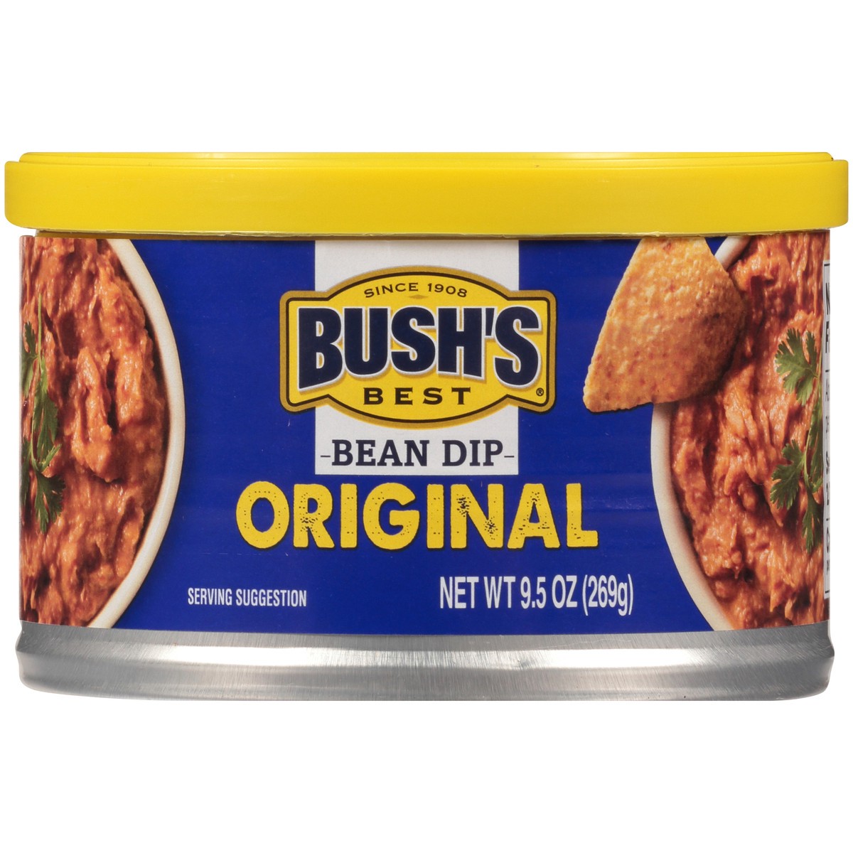 slide 4 of 7, Bush's Best Original Bean Dip 9.5 oz. Can, 9.5 oz