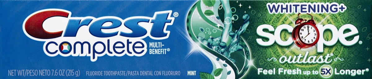 slide 1 of 1, Crest Toothpaste 7.6 oz, 7.6 oz