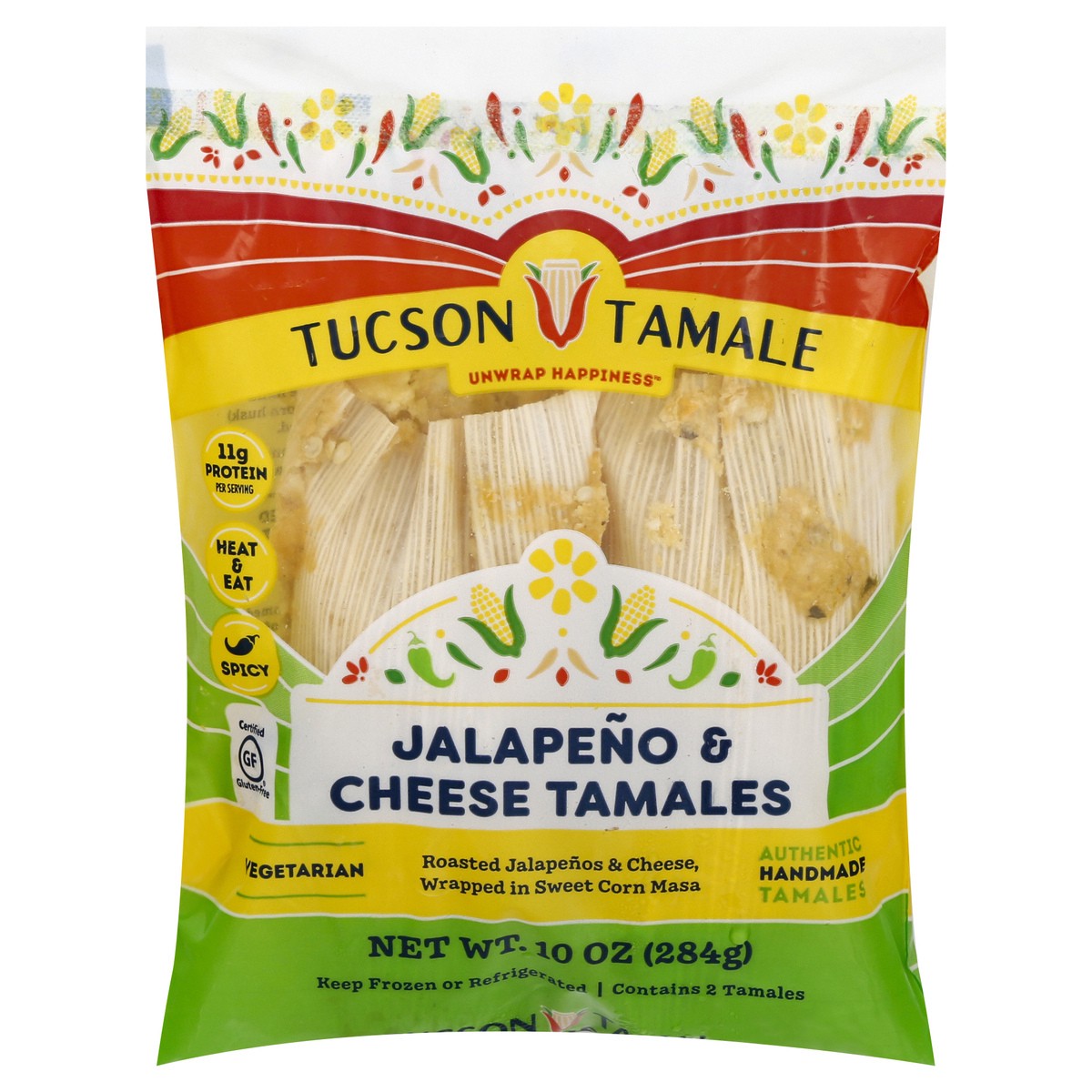 slide 13 of 13, Tuscan Tamale Jalapeno & Cheese Tamales 2 ea, 2 ct