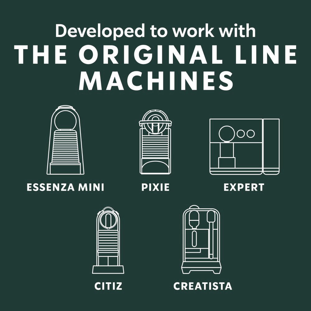 slide 5 of 6, Starbucks by Nespresso Original Line Capsules, Espresso Dark Roast, 10 ct