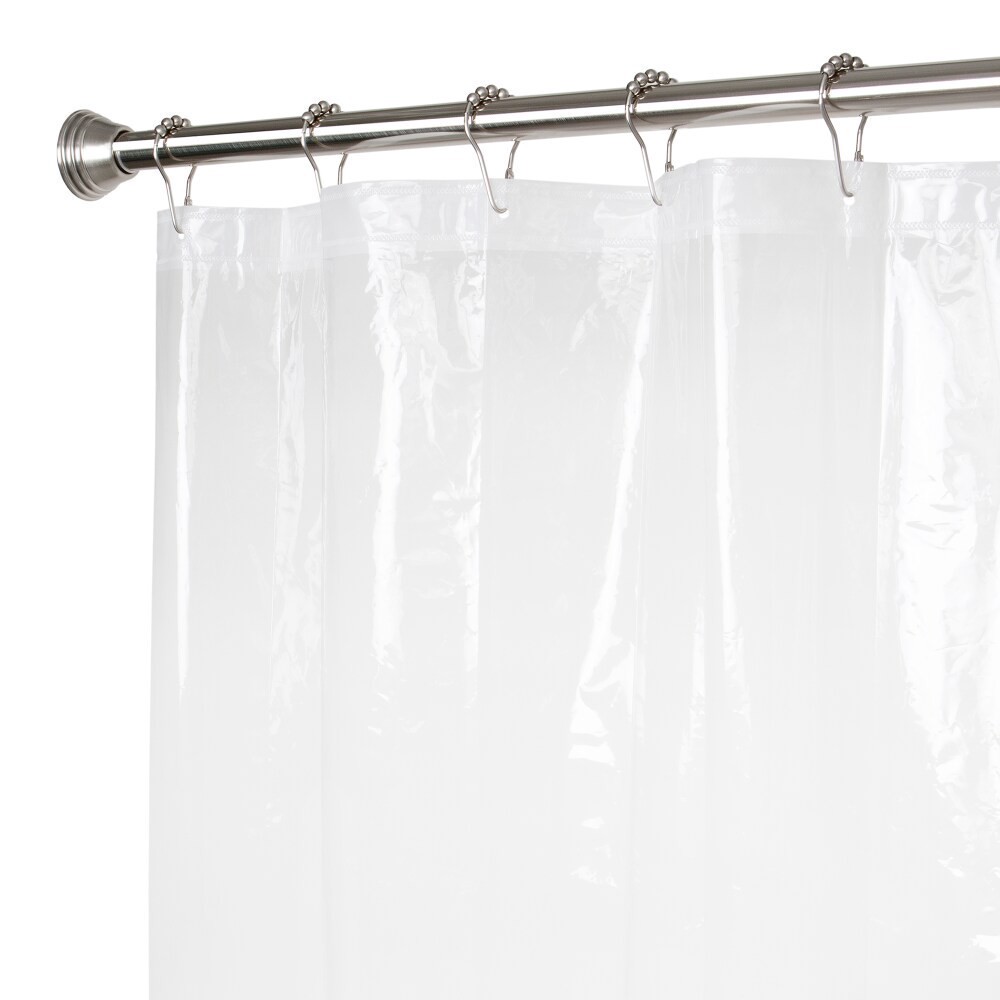 slide 1 of 2, Everyday Living 4-Gauge Shower Curtain Liner - Clear, 70 in x 72 in
