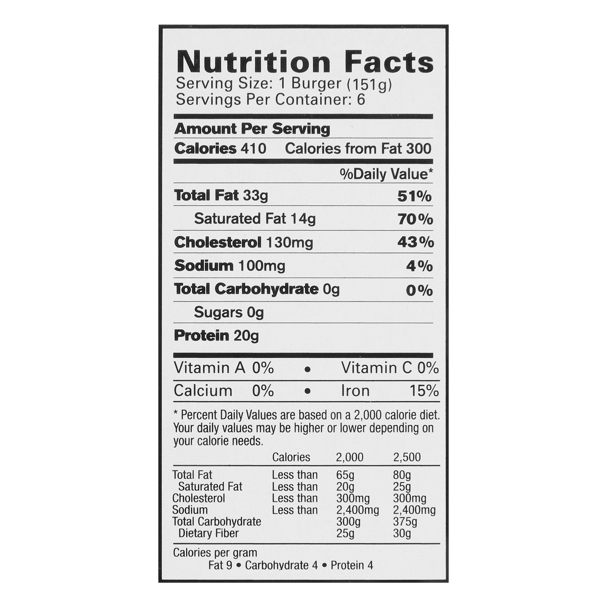 slide 2 of 10, BUBBA Burger Bubba Natural Beef Burgers - 32 OZ, 6 ct