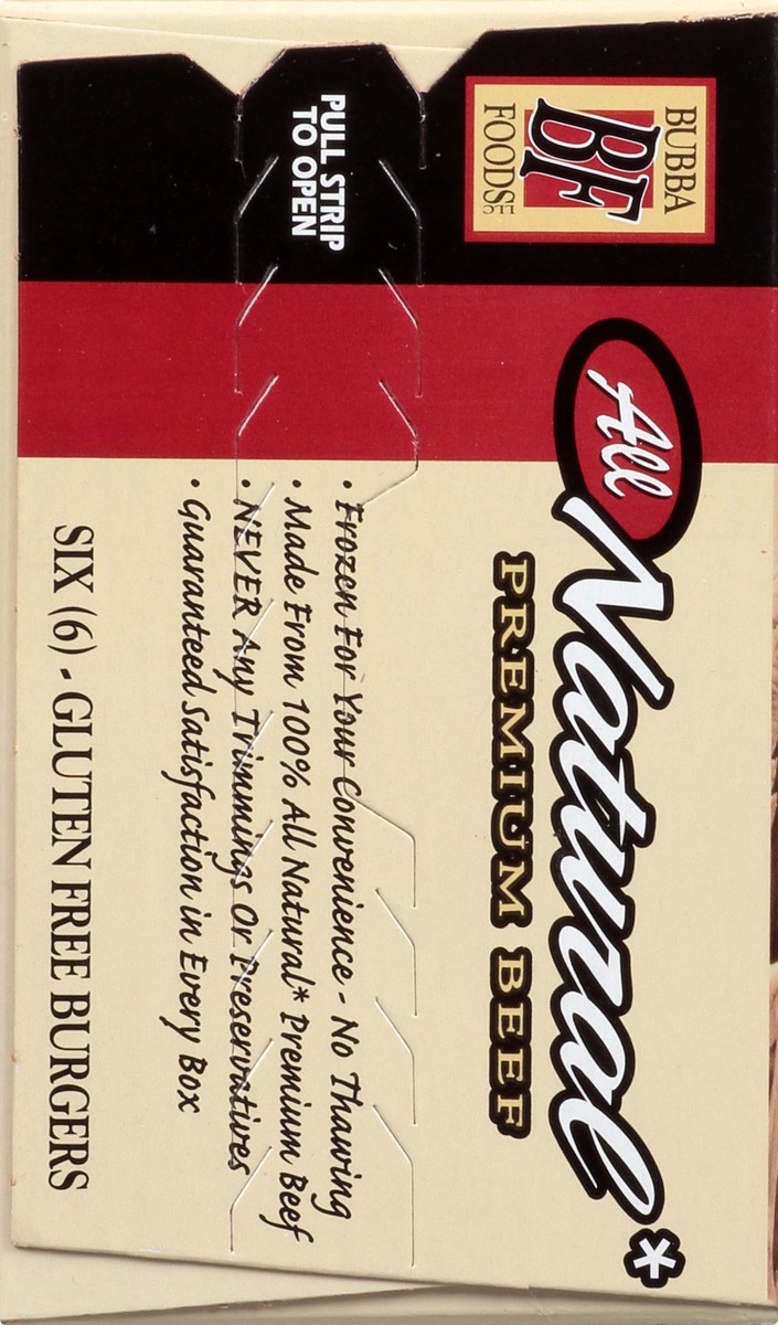 slide 7 of 10, BUBBA Burger Bubba Natural Beef Burgers - 32 OZ, 6 ct