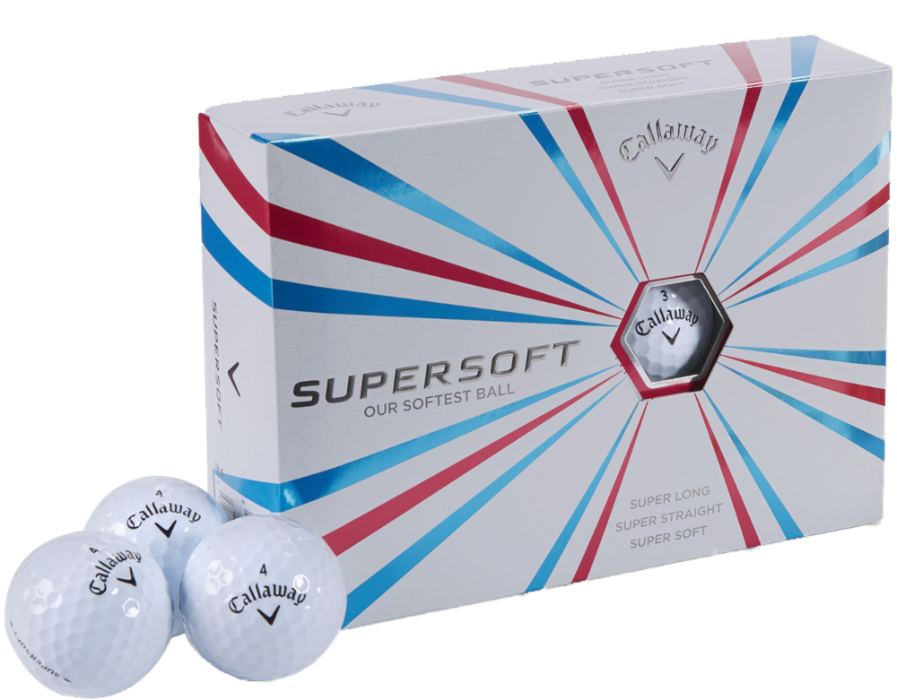 slide 1 of 1, Callaway Supersoft Golf Ball - White, 1 ct