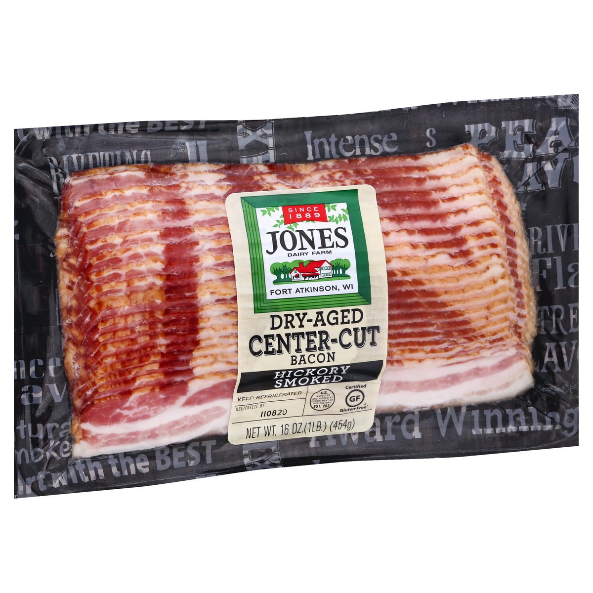 slide 9 of 10, Jones Bacon Slice, 16 oz