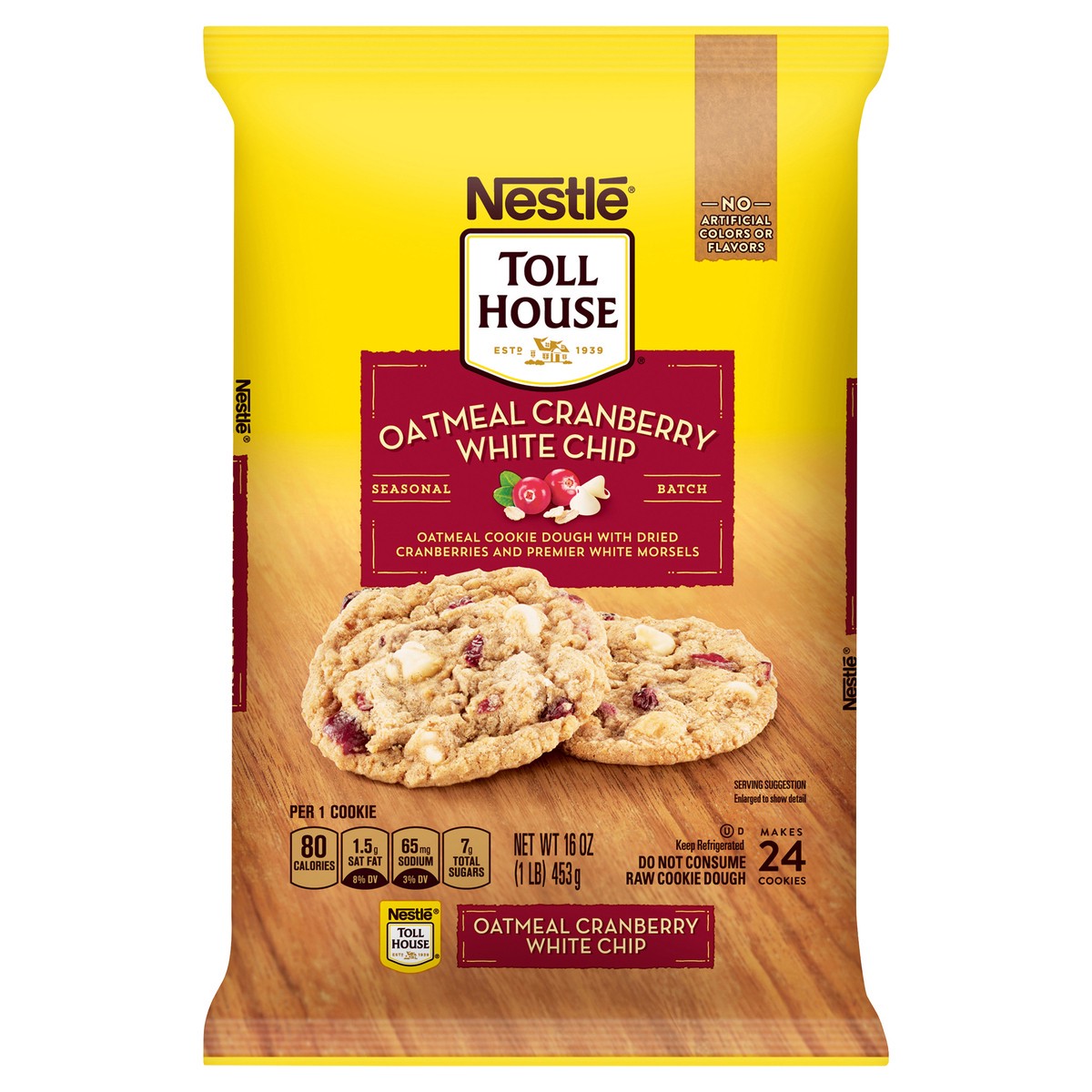 slide 1 of 8, Toll House Cookie Dough, 16 oz