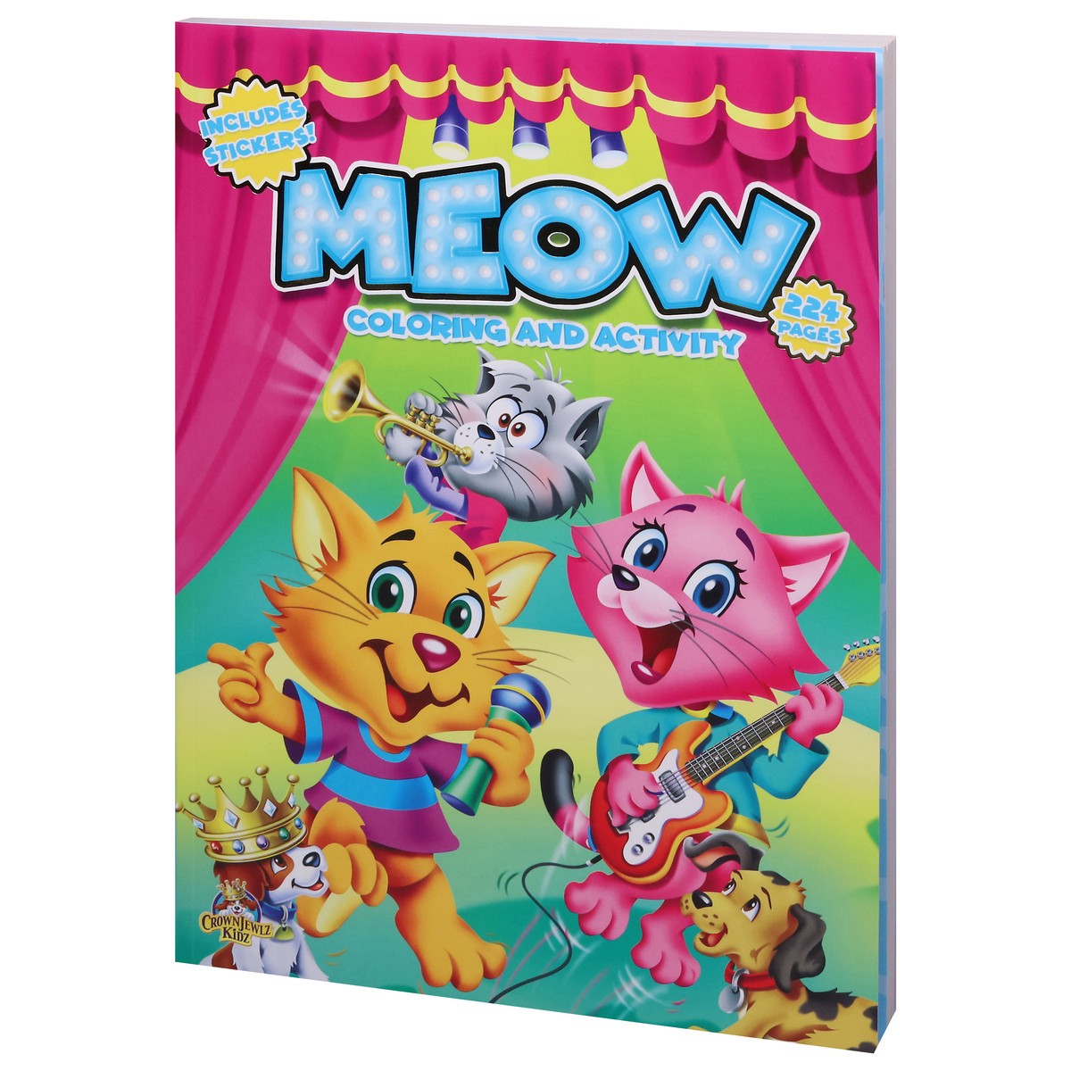 slide 4 of 4, CrownJewlz Kidz Meow Coloring and Activity Book 1 ea, 1 ct