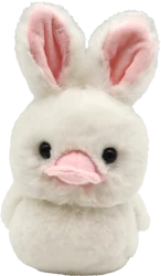 Holiday Home Duckeez Easter Bunny Plush - White, 7 in