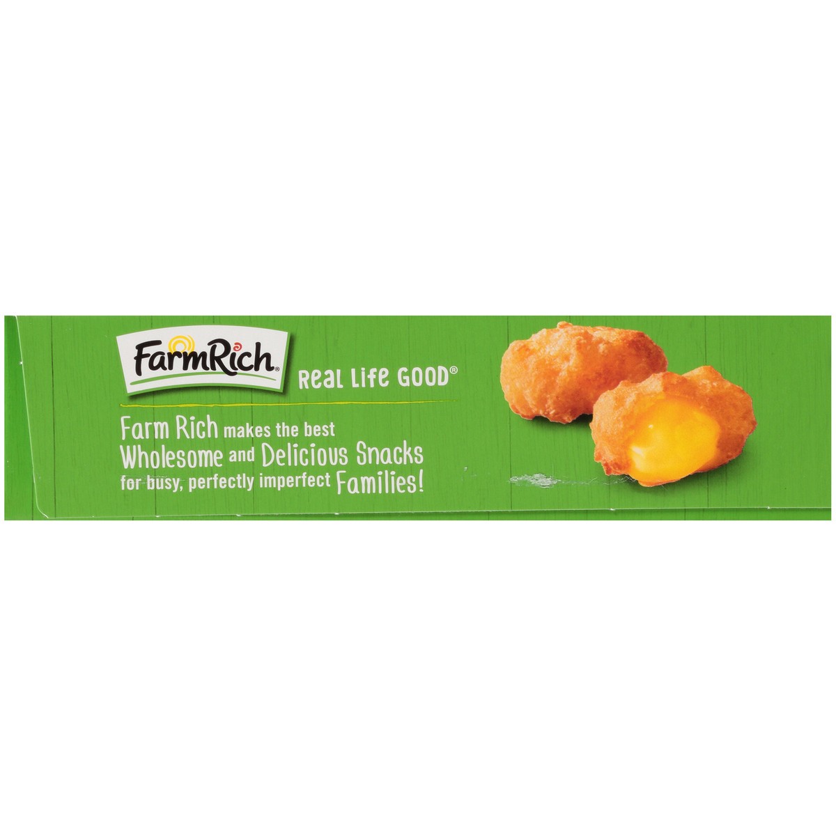 slide 9 of 13, Farm Rich Breaded Cheddar Cheese Curds 16 oz. Box, 16 oz