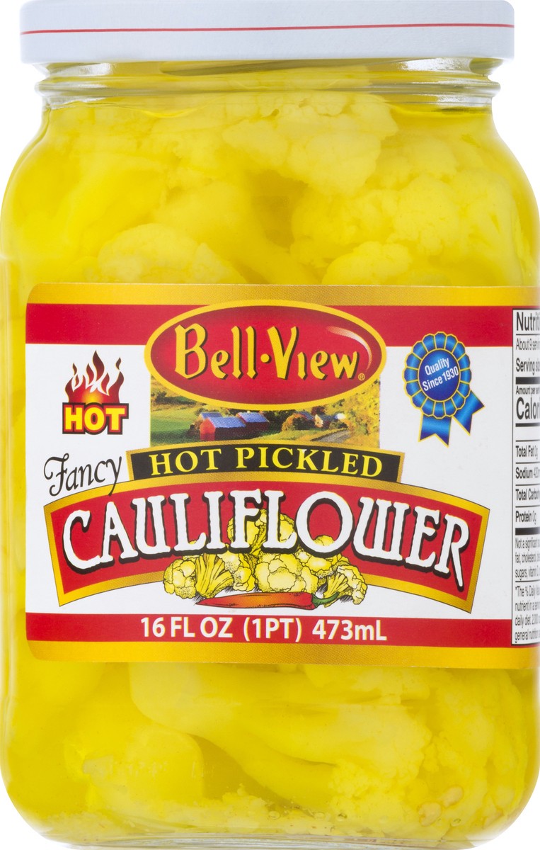 slide 1 of 10, Bell-View Hot Pickled Cauliflower 16 oz, 16 oz