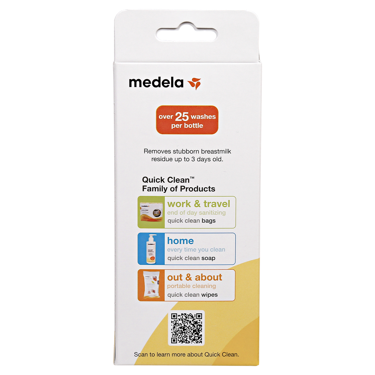 slide 3 of 6, Medela Quick Clean Breast Milk Removal Soap, 6 oz