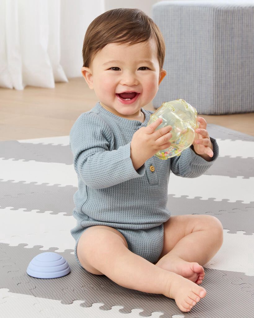 slide 4 of 7, Skiphop Baby Stack & Crawl 4-in-1 Crab Baby Crawl Toy Multi NS, 1 ct