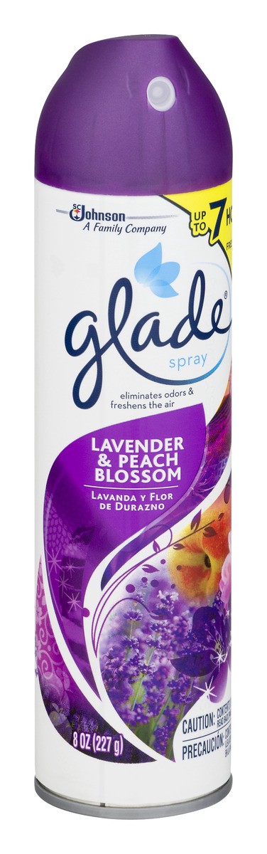 slide 7 of 9, Glade Lavender & Peach Blossom Spray 8 oz, 8 oz