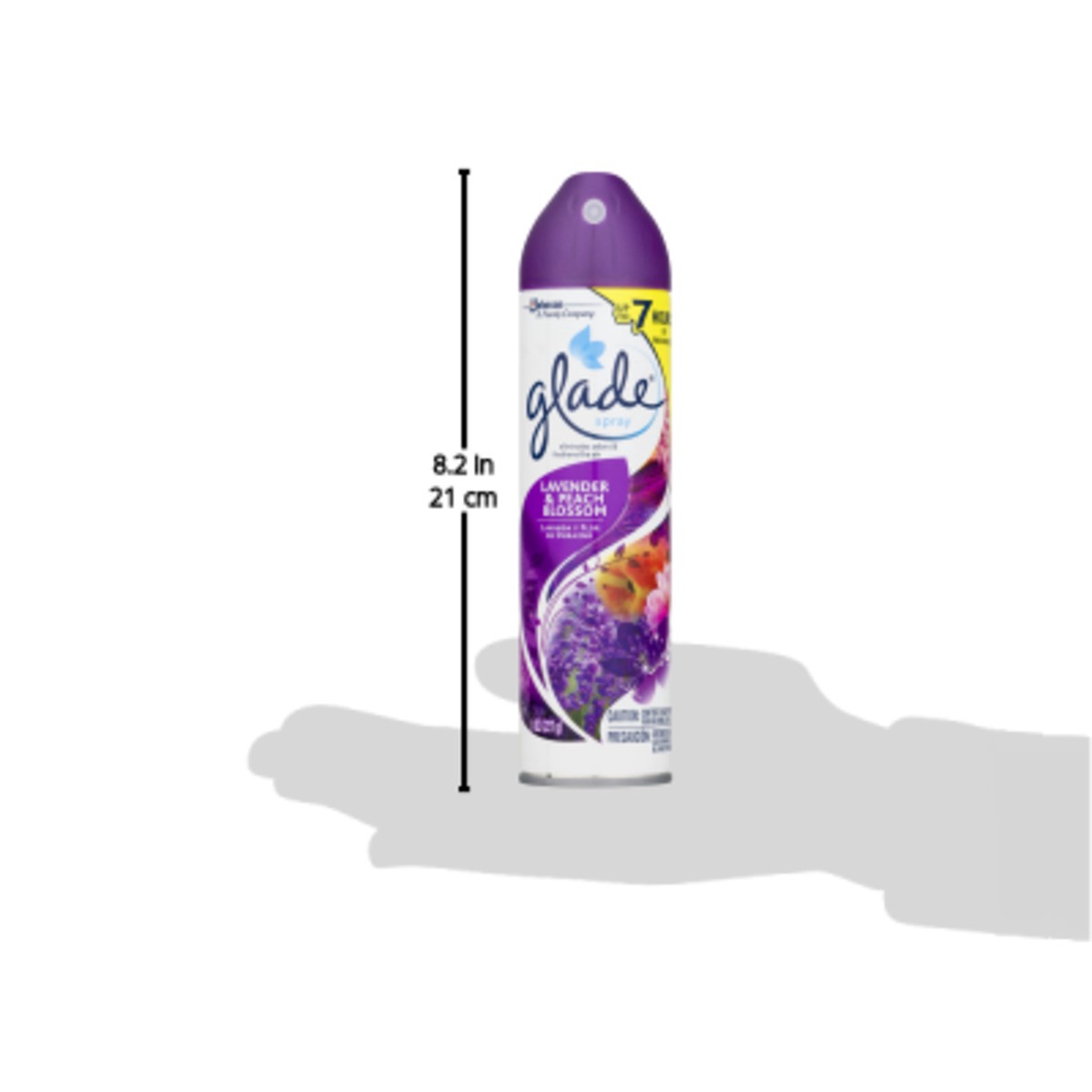 slide 5 of 9, Glade Lavender & Peach Blossom Spray 8 oz, 8 oz