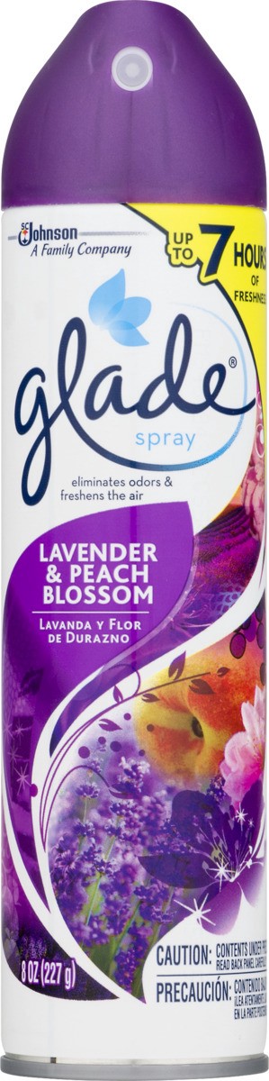 slide 8 of 9, Glade Lavender & Peach Blossom Spray 8 oz, 8 oz