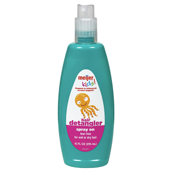 slide 1 of 1, Meijer Kids Hair Detangler, 10 oz