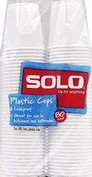 Solo Plastic Cups 80 ea