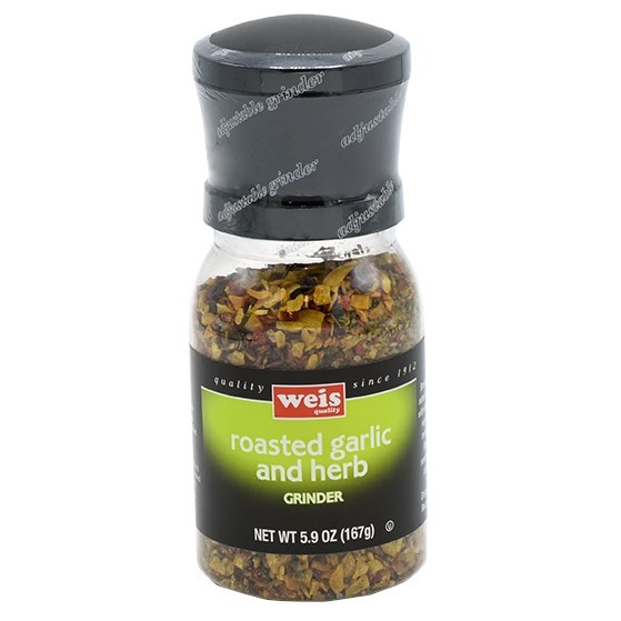 slide 1 of 1, Weis Quality Roasted Garlic And Herb Grinder, 5.9 oz