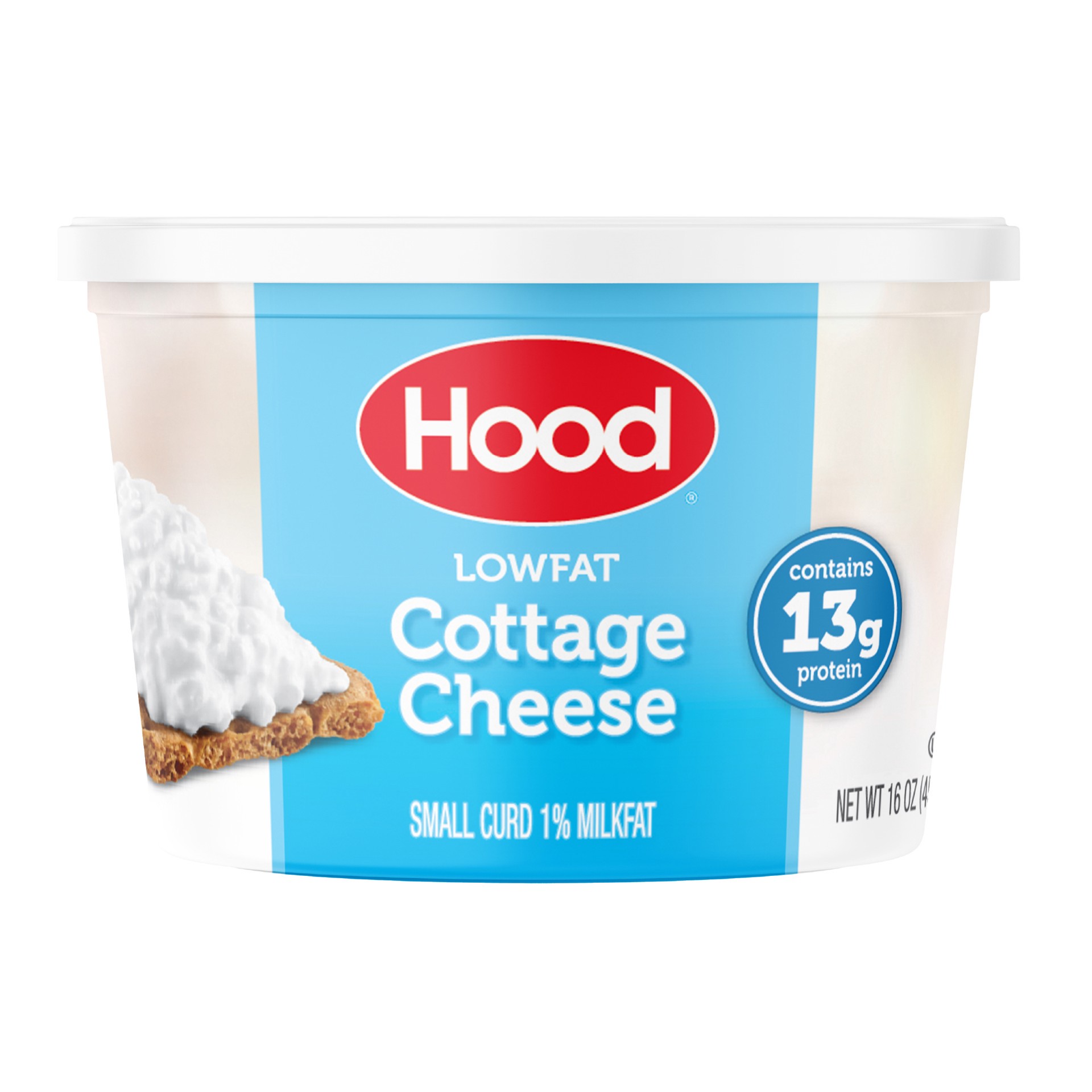 slide 1 of 3, Hood Low Fat Cottage Cheese, 16 oz, 16 oz