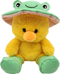 Holiday Home Spring Raindrop Chick with Hat - Green, 12 in