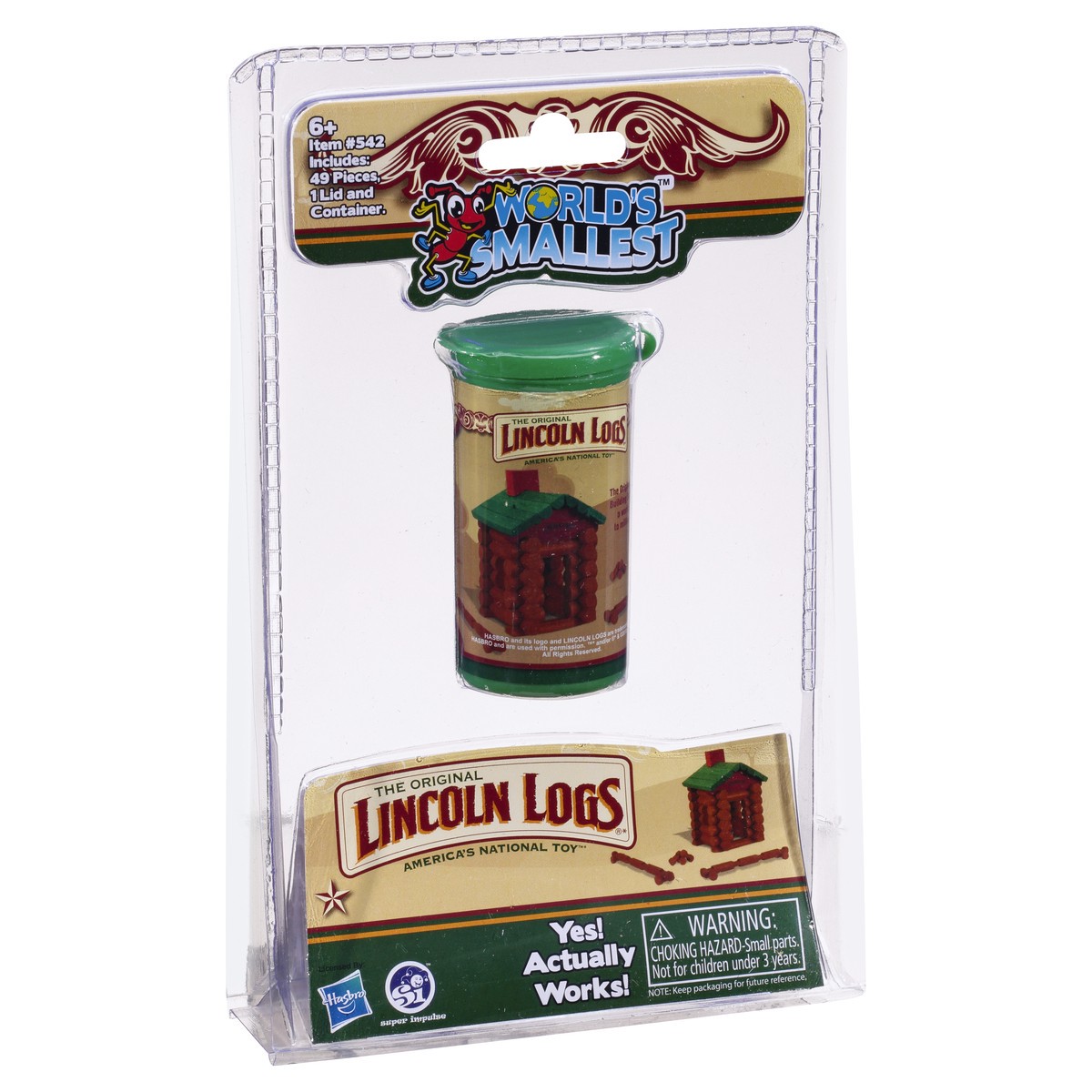 slide 7 of 9, World's Smallest 6+ The Original Lincoln Logs 1 ea, 1 ct
