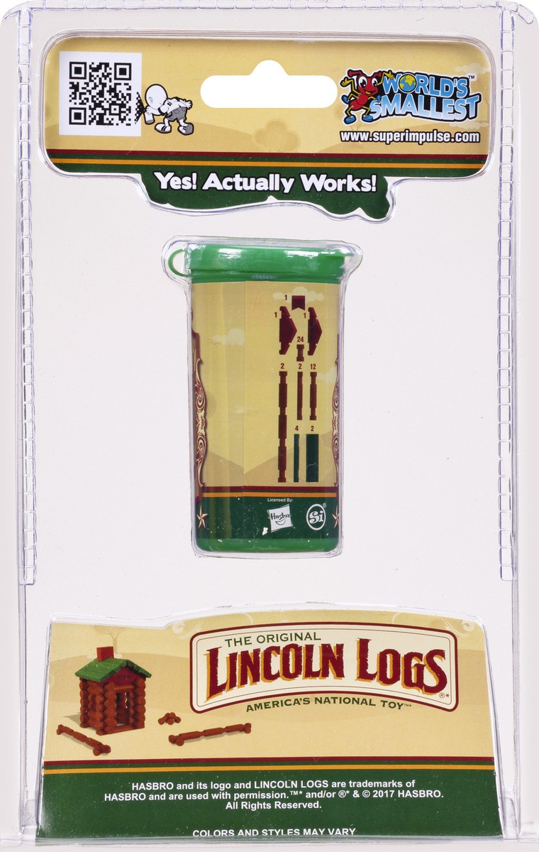 slide 3 of 9, World's Smallest 6+ The Original Lincoln Logs 1 ea, 1 ct