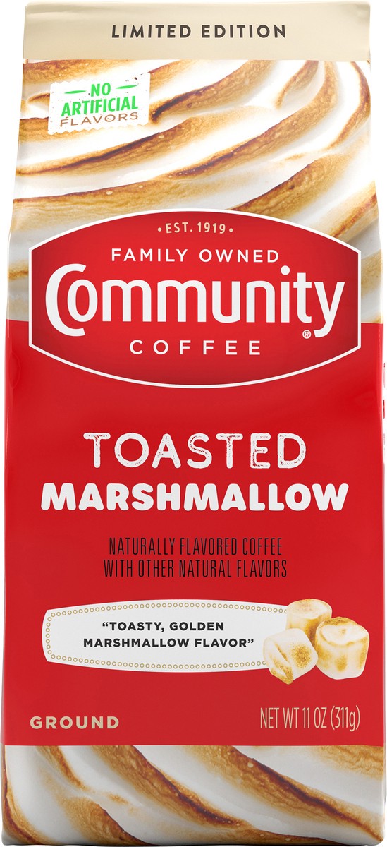 slide 4 of 7, Community Coffee Toasted Marshmallow Med, 11 oz