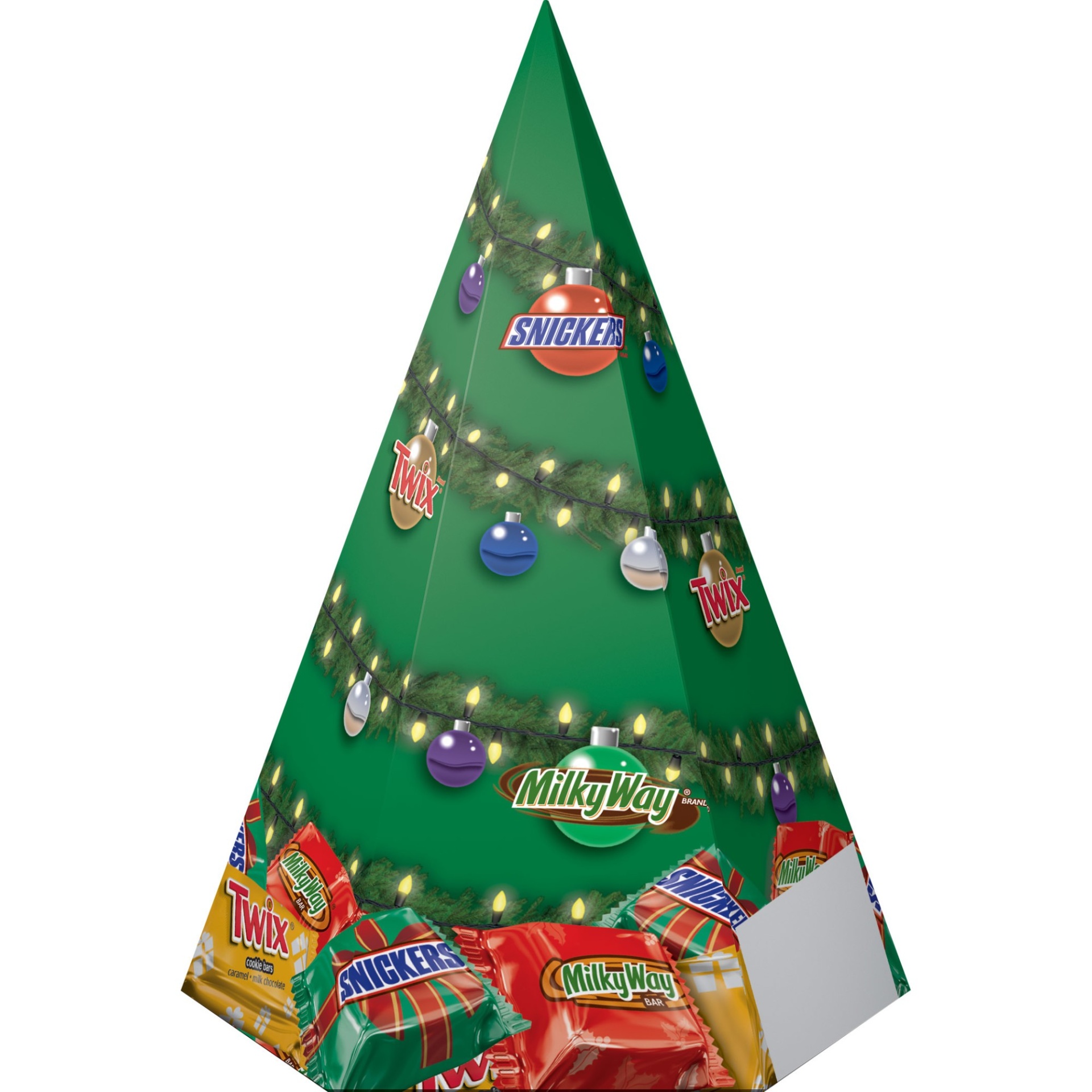 slide 1 of 6, Mars Mixed Minis Christmas Tree, 4.22 oz