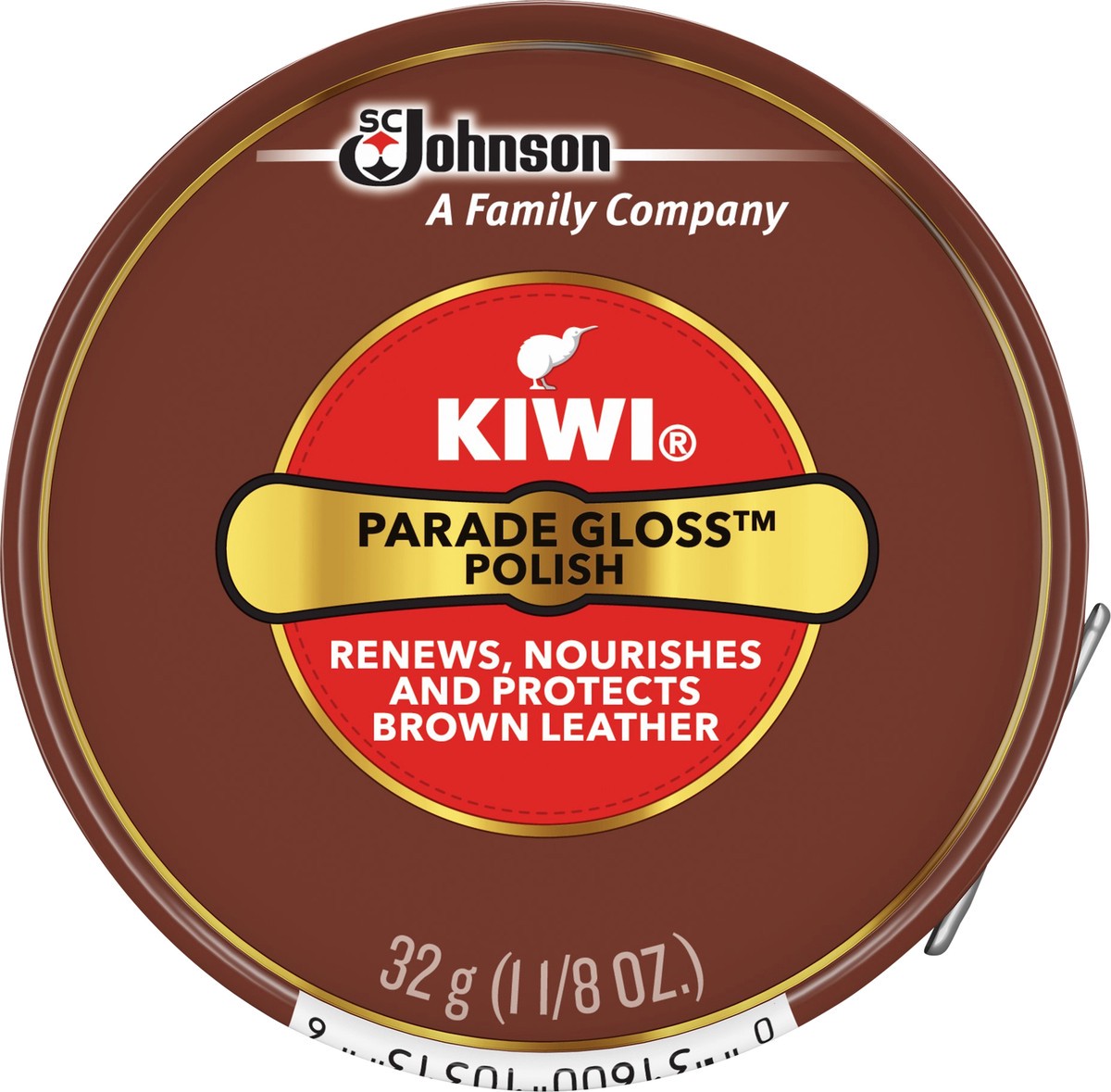 slide 3 of 3, KIWI Brown Parade Gloss Premium Shoe Polish, 1.13 oz
